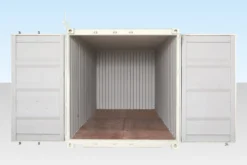 20ft Shipping Container One Trip White