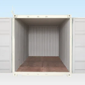 20ft Shipping Container One Trip White