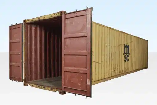 40ft x 8ft Used Shipping Container – High-Cube - Containers Logistics