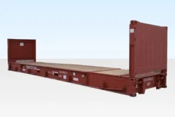 40ft x 8ft Used Shipping Container – Flat Rack